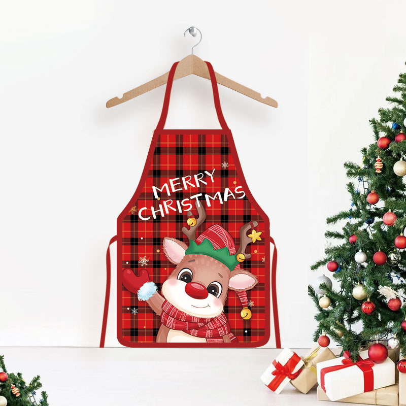 Christmas Printed Apron for Home and Party