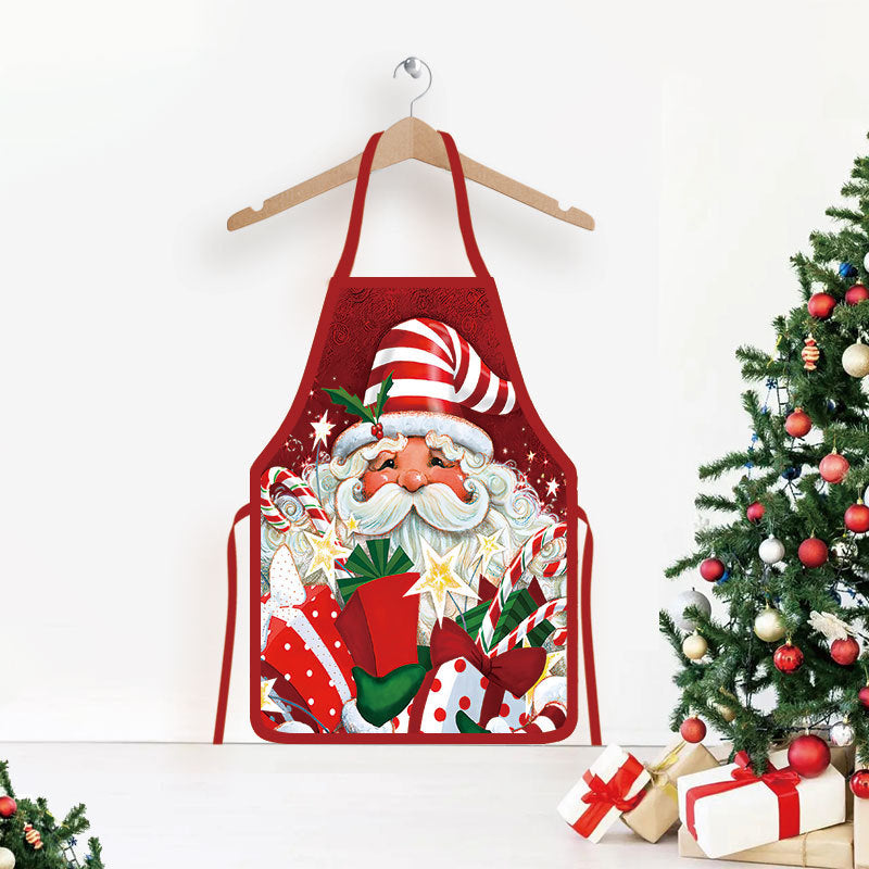 Christmas Printed Apron for Home and Party